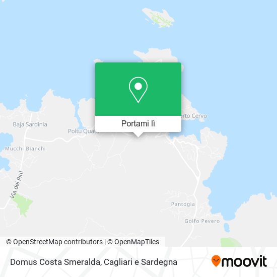 Mappa Domus Costa Smeralda