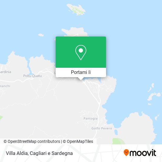 Mappa Villa Aldia