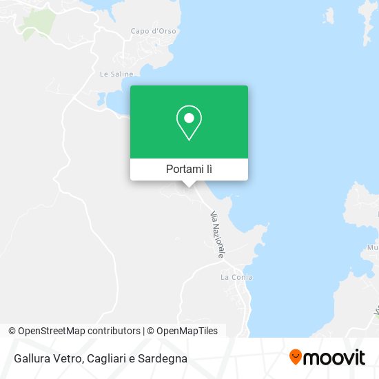 Mappa Gallura Vetro