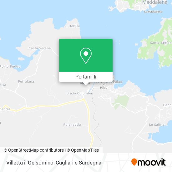 Mappa Villetta il Gelsomino