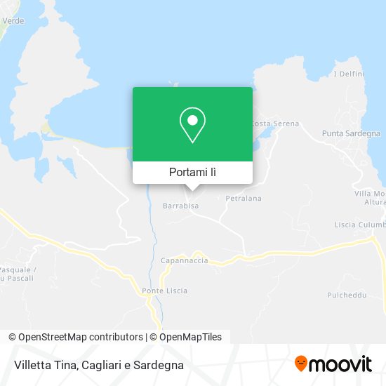 Mappa Villetta Tina