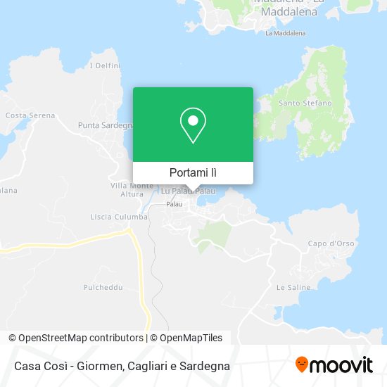 Mappa Casa Così - Giormen