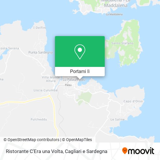 Mappa Ristorante C'Era una Volta