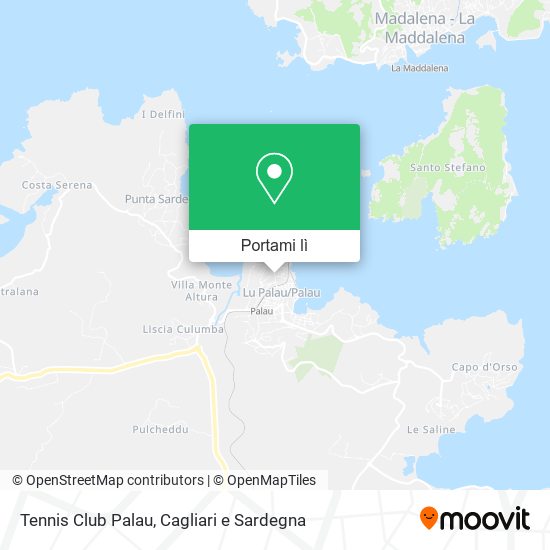 Mappa Tennis Club Palau