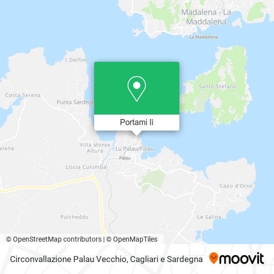 Mappa Circonvallazione Palau Vecchio