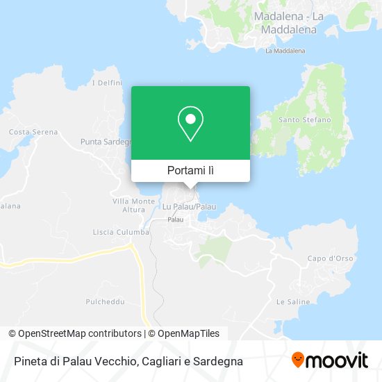 Mappa Pineta di Palau Vecchio