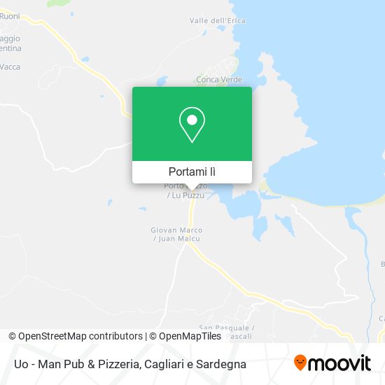 Mappa Uo - Man Pub & Pizzeria