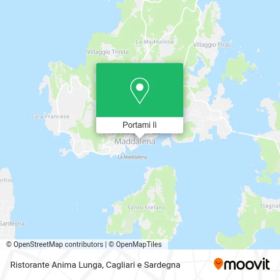 Mappa Ristorante Anima Lunga