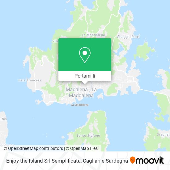 Mappa Enjoy the Island Srl Semplificata