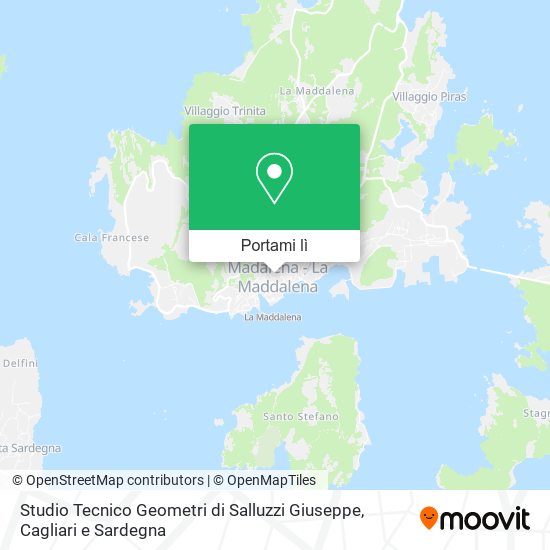 Mappa Studio Tecnico Geometri di Salluzzi Giuseppe