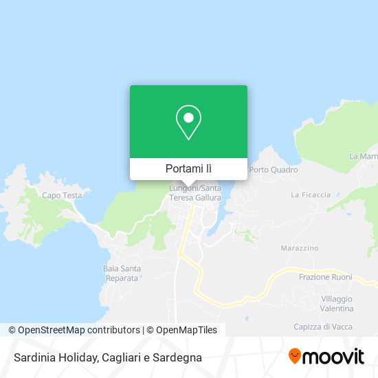 Mappa Sardinia Holiday