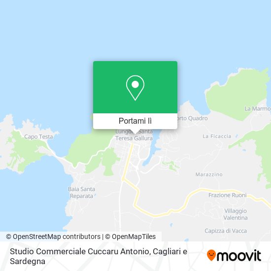 Mappa Studio Commerciale Cuccaru Antonio