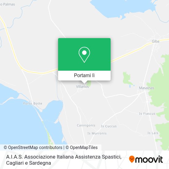 Mappa A.I.A.S. Associazione Italiana Assistenza Spastici