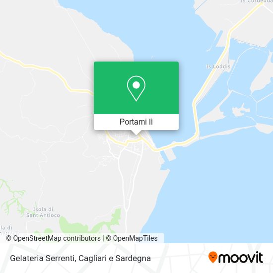 Mappa Gelateria Serrenti