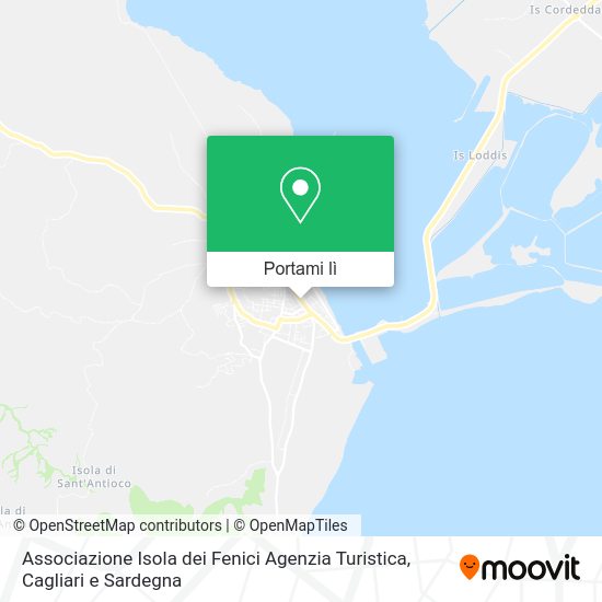 Mappa Associazione Isola dei Fenici Agenzia Turistica