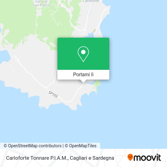 Mappa Carloforte Tonnare P.I.A.M.
