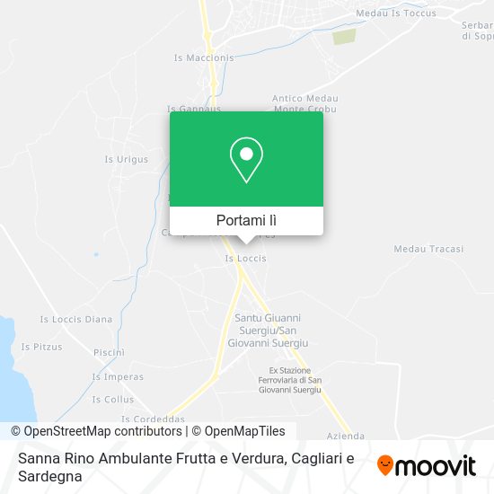 Mappa Sanna Rino Ambulante Frutta e Verdura