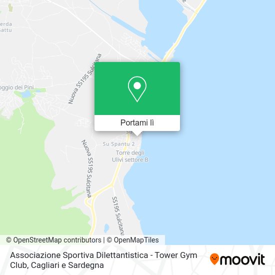 Mappa Associazione Sportiva Dilettantistica - Tower Gym Club