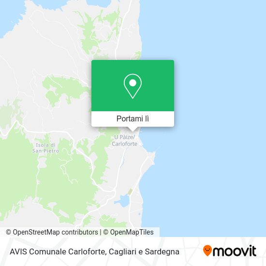 Mappa AVIS Comunale Carloforte
