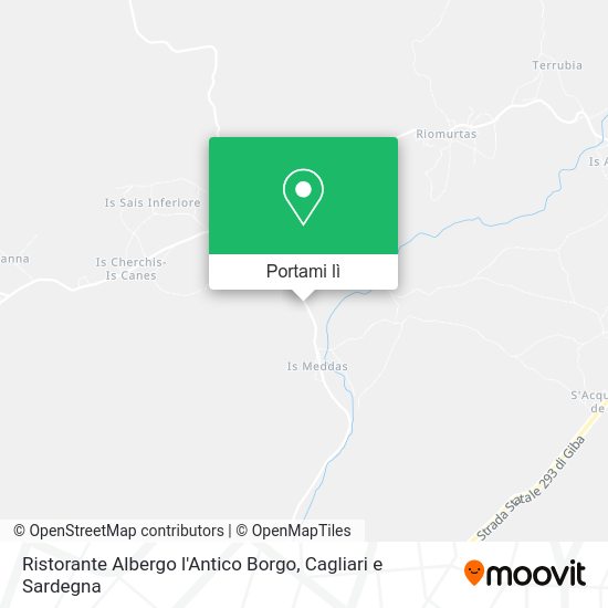 Mappa Ristorante Albergo l'Antico Borgo