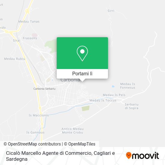 Mappa Cicalò Marcello Agente di Commercio