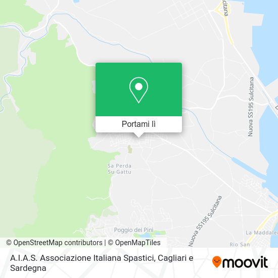 Mappa A.I.A.S. Associazione Italiana Spastici