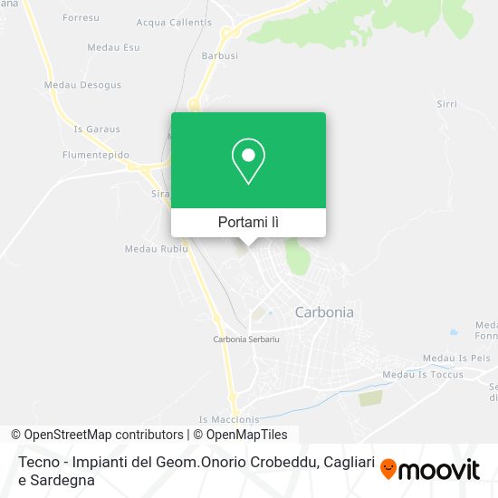Mappa Tecno - Impianti del Geom.Onorio Crobeddu