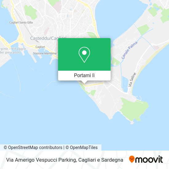 Mappa Via Amerigo Vespucci Parking