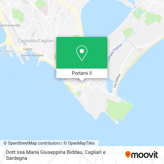 Mappa Dott.ssa Maria Giuseppina Biddau