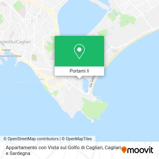 Mappa Appartamento con Vista sul Golfo di Cagliari