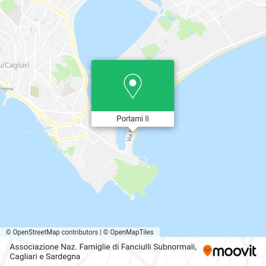 Mappa Associazione Naz. Famiglie di Fanciulli Subnormali