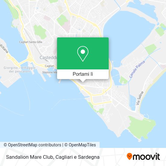 Mappa Sandalion Mare Club