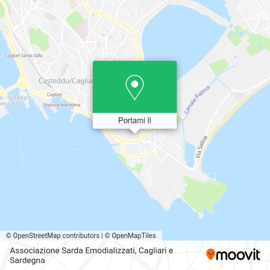 Mappa Associazione Sarda Emodializzati