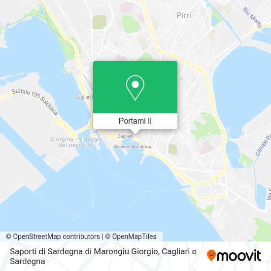 Mappa Saporti di Sardegna di Marongiu Giorgio