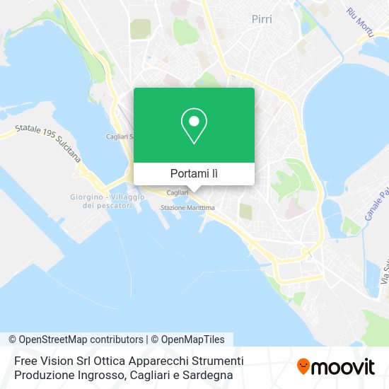 Mappa Free Vision Srl Ottica Apparecchi Strumenti Produzione Ingrosso