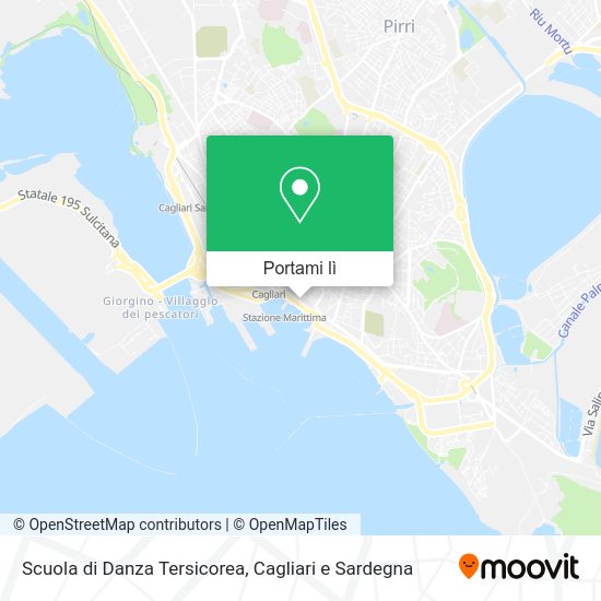Mappa Scuola di Danza Tersicorea