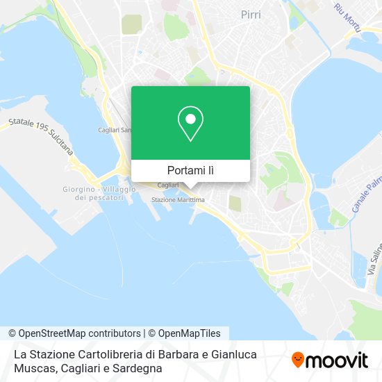 Mappa La Stazione Cartolibreria di Barbara e Gianluca Muscas