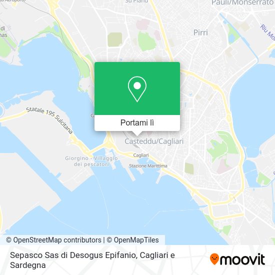Mappa Sepasco Sas di Desogus Epifanio