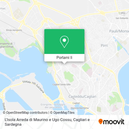 Mappa L'Isola Arreda di Maurino e Ugo Cossu