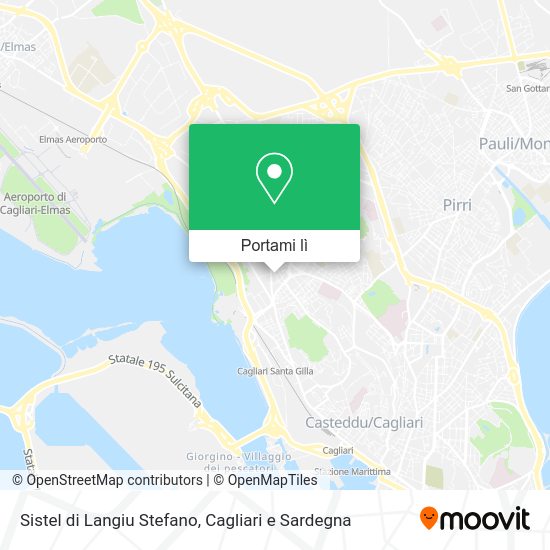 Mappa Sistel di Langiu Stefano