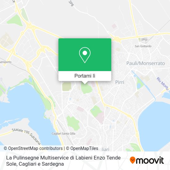 Mappa La Pulinsegne Multiservice di Labieni Enzo Tende Sole