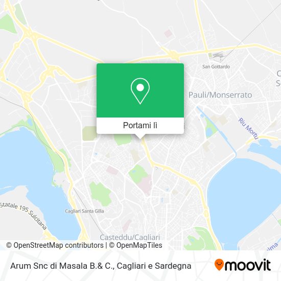 Mappa Arum Snc di Masala B.& C.