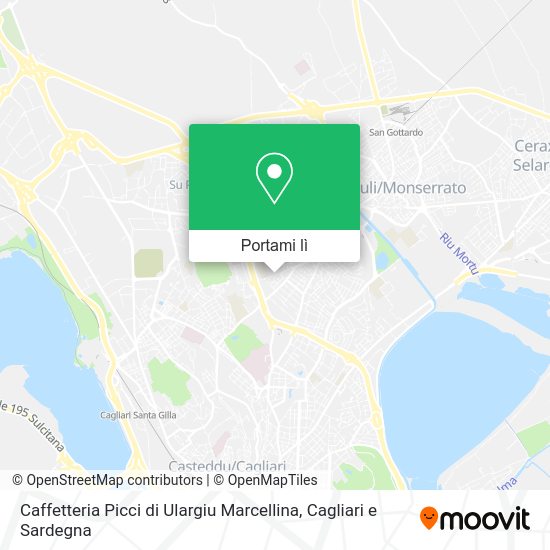 Mappa Caffetteria Picci di Ulargiu Marcellina