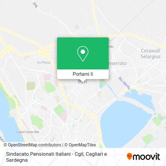 Mappa Sindacato Pensionati Italiani - Cgil