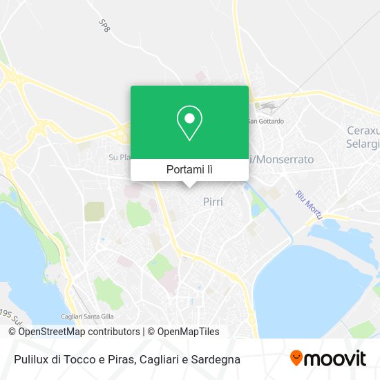 Mappa Pulilux di Tocco e Piras