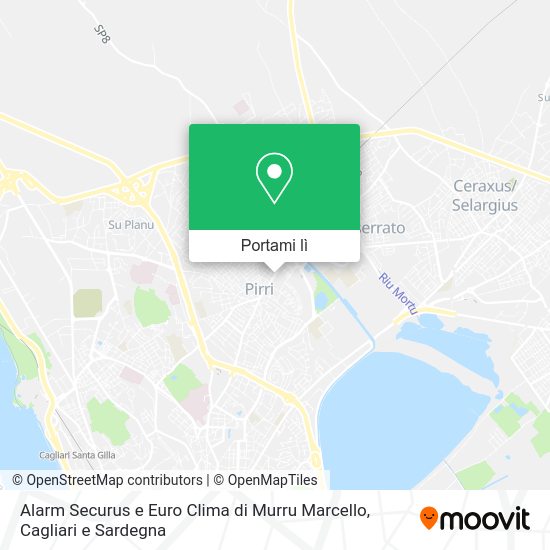 Mappa Alarm Securus e Euro Clima di Murru Marcello