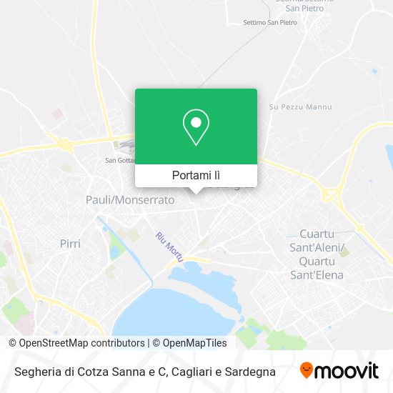 Mappa Segheria di Cotza Sanna e C
