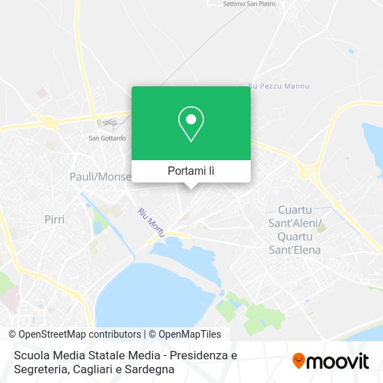 Mappa Scuola Media Statale Media - Presidenza e Segreteria