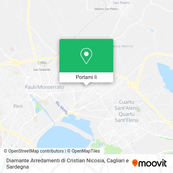 Mappa Diamante Arredamenti di Cristian Nicosia