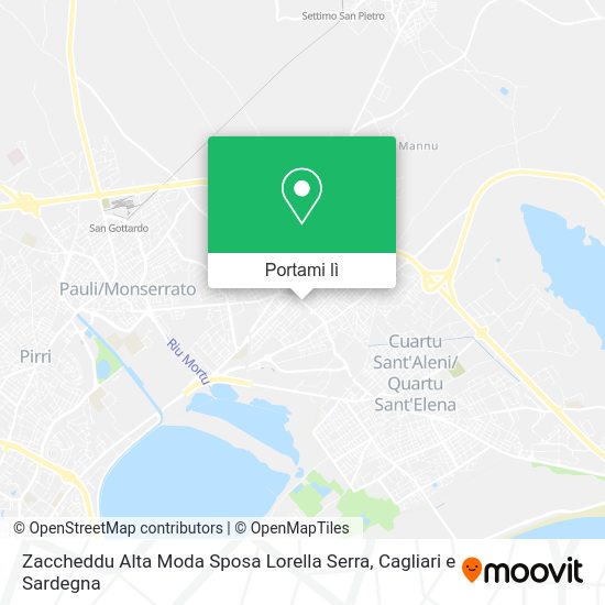 Mappa Zaccheddu Alta Moda Sposa Lorella Serra